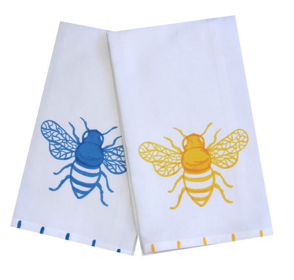 Honey Bee Tea Towel - $18