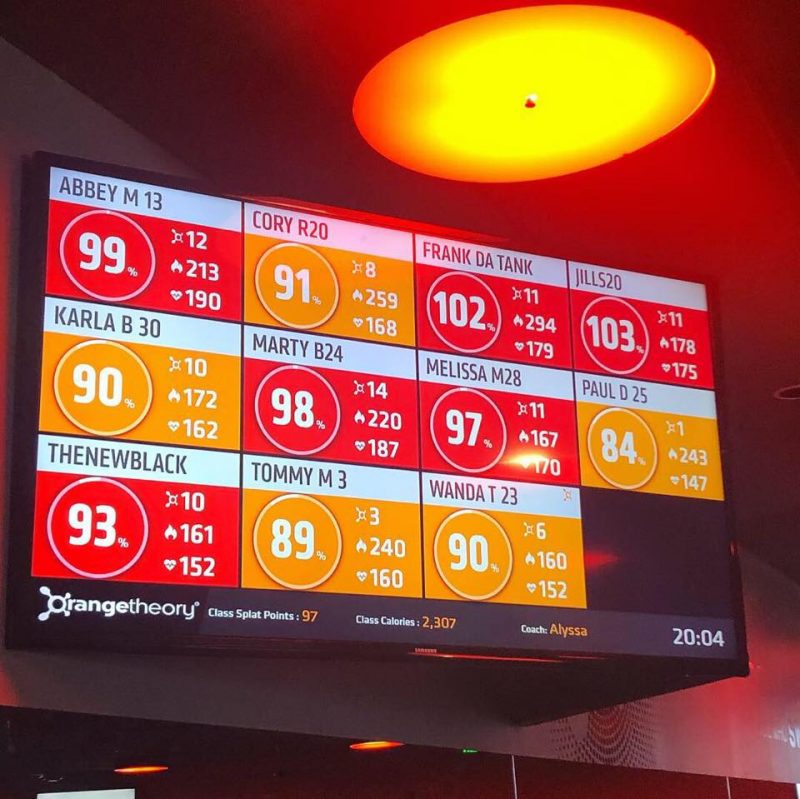 Orange Theory Fitness OTF Beat Link Heart Rate Monitor Connects to