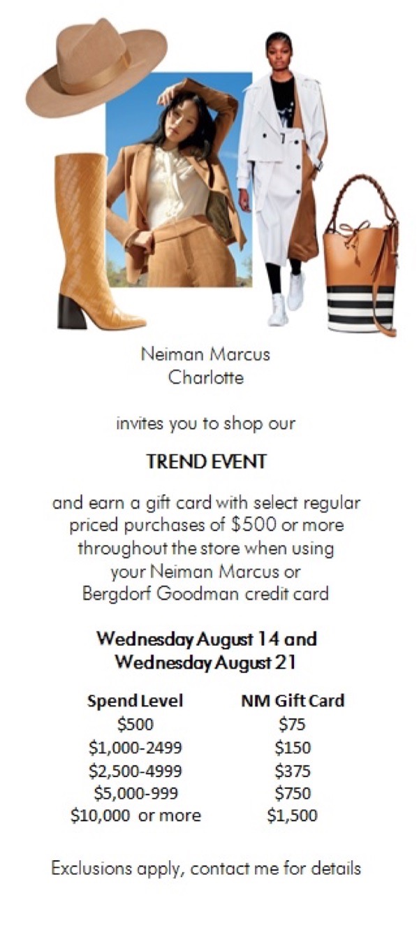 Neiman Marcus Beauty Event Begins!