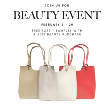 Neiman Marcus Beauty Event Begins!
