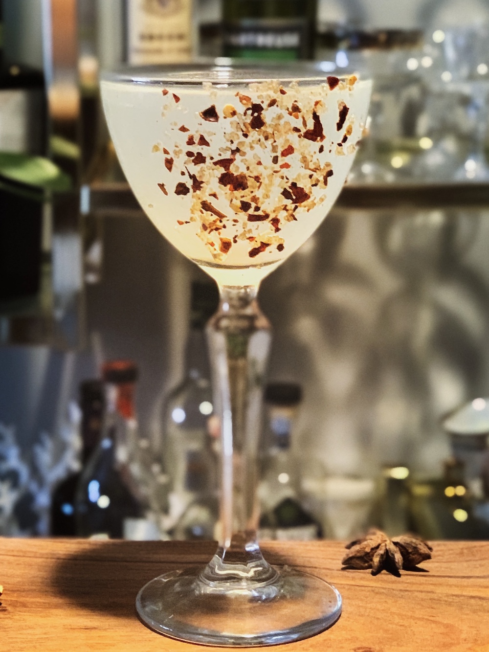 Cocktail with edible Gold 