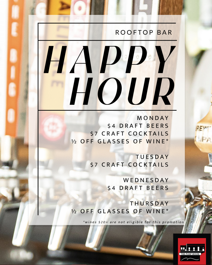 Happy hour: The Rock Wood Fired Pizza Wood Village 